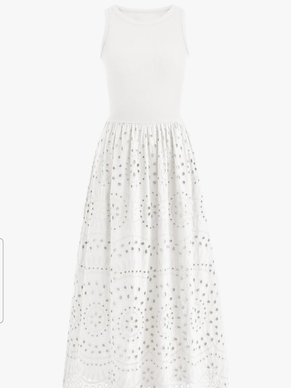 Womens summer white lace dress